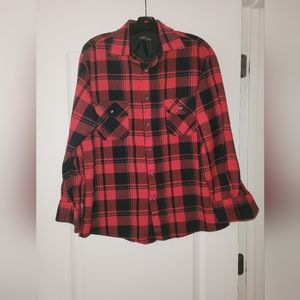 Men's Northwest Territory Red & Black Plaid Buttonup Shirt